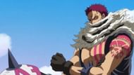 Charlotte Katakuri as seen in the One Piece anime's Whole Cake Island arc. (Image via Toei Animation)